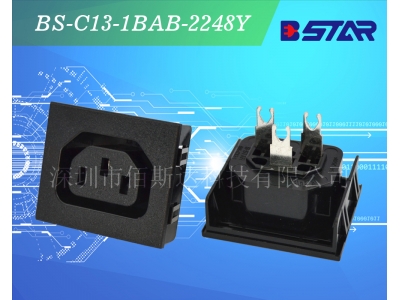 IEC C13电源插座AC卡式插座品字插座